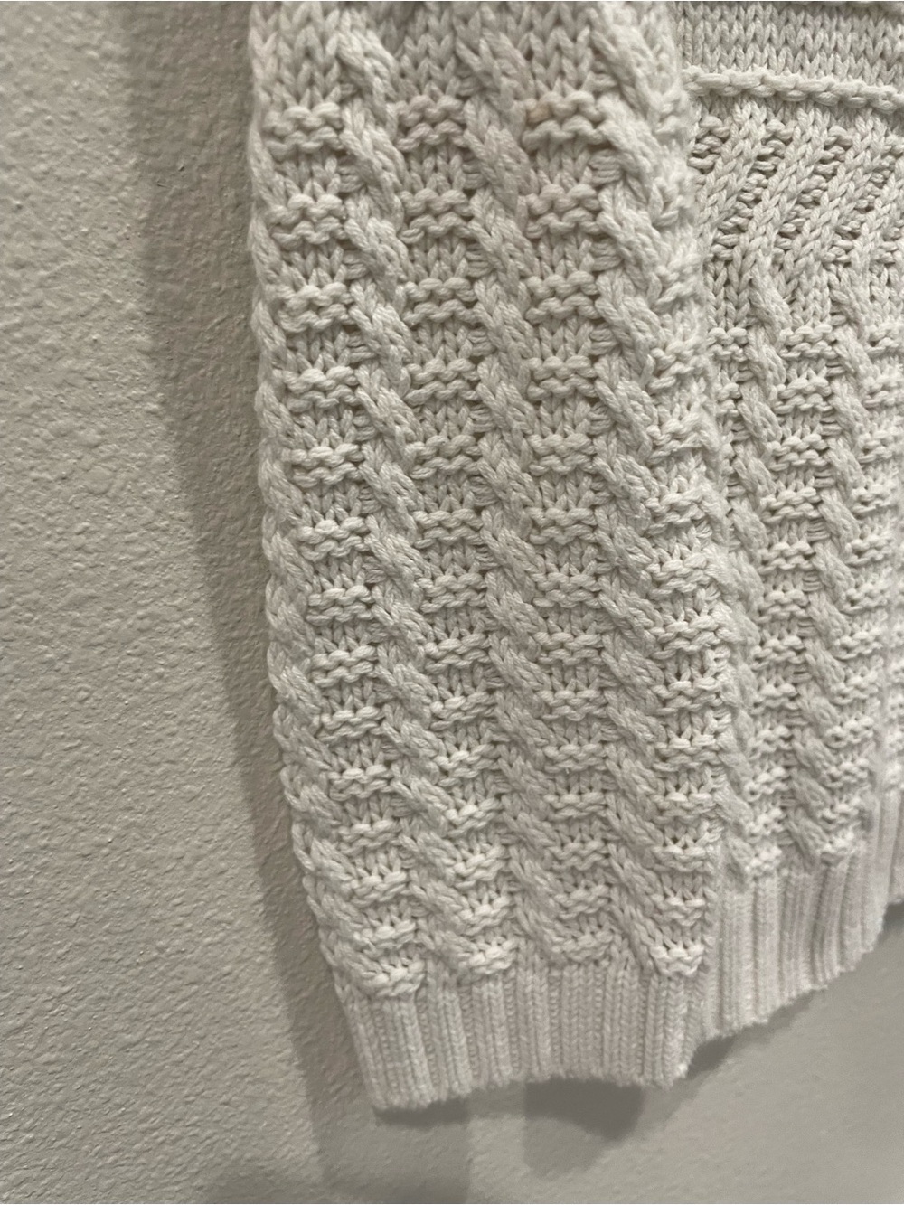 J. Crew Cream Cable-Knit Scoop Neck Sweater - Picture 7 of 9